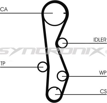 SYNCRONIX SY2101099 - Kit de distribution cwaw.fr