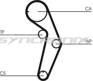 SYNCRONIX SY1101048 - Kit de distribution cwaw.fr