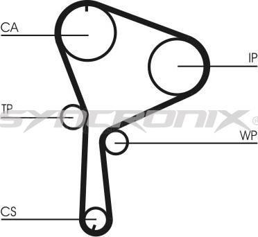 SYNCRONIX SY2101064PE - Pompe à eau + kit de courroie de distribution cwaw.fr