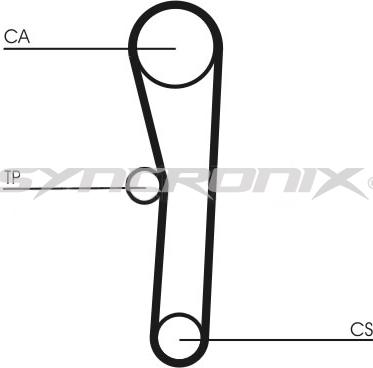 SYNCRONIX SY1008N - Courroie de distribution cwaw.fr