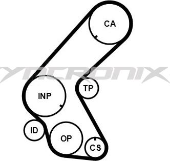 SYNCRONIX SY1014N - Courroie de distribution cwaw.fr