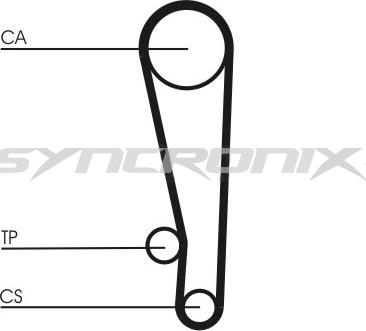 SYNCRONIX SY2101013 - Pompe à eau + kit de courroie de distribution cwaw.fr