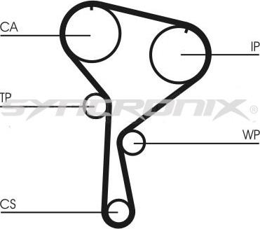 SYNCRONIX SY3101035PE - Pompe à eau + kit de courroie de distribution cwaw.fr