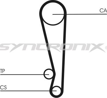 SYNCRONIX SY1024N - Courroie de distribution cwaw.fr