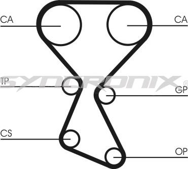 SYNCRONIX SY1101027 - Kit de distribution cwaw.fr