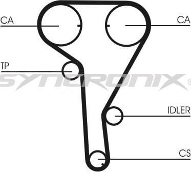 SYNCRONIX SY2101077 - Kit de distribution cwaw.fr