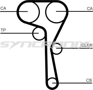 SYNCRONIX SY1101167 - Kit de distribution cwaw.fr