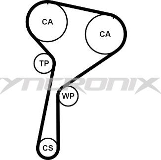 SYNCRONIX SY1101184 - Kit de distribution cwaw.fr