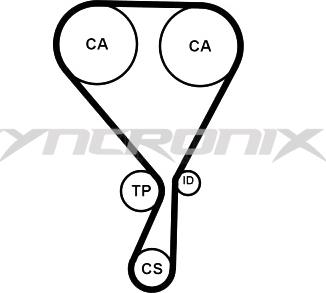 SYNCRONIX SY1188N - Courroie de distribution cwaw.fr