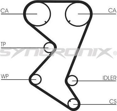 SYNCRONIX SY1101138 - Kit de distribution cwaw.fr