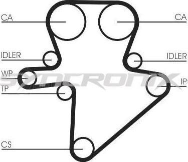 SYNCRONIX SY1101123 - Kit de distribution cwaw.fr