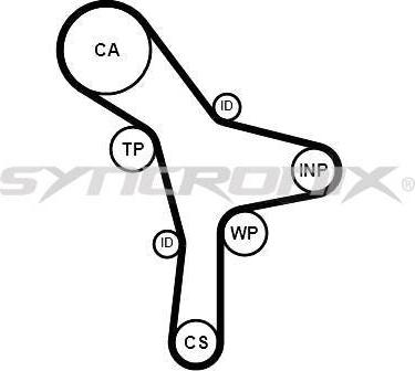 SYNCRONIX SY1176N - Courroie de distribution cwaw.fr