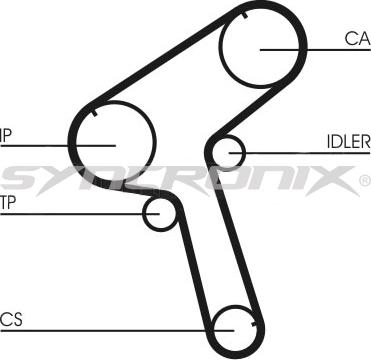 SYNCRONIX SY110843 - Kit de distribution cwaw.fr