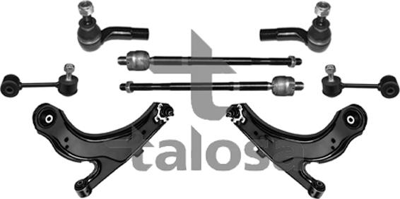 Talosa 49-03699 - Jeu de bras, suspension de roue cwaw.fr