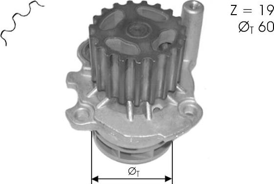 TECDRIVE TPAE0059 - Pompe à eau cwaw.fr