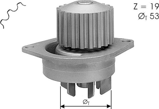 TECDRIVE TPAE0015 - Pompe à eau cwaw.fr