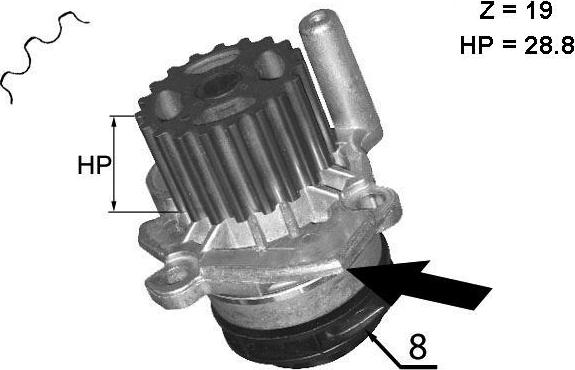 TECDRIVE TPAE0013 - Pompe à eau cwaw.fr