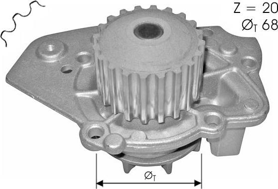 TECDRIVE TPAE0033 - Pompe à eau cwaw.fr