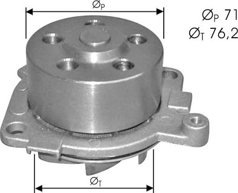 TECDRIVE TPAE0077 - Pompe à eau cwaw.fr