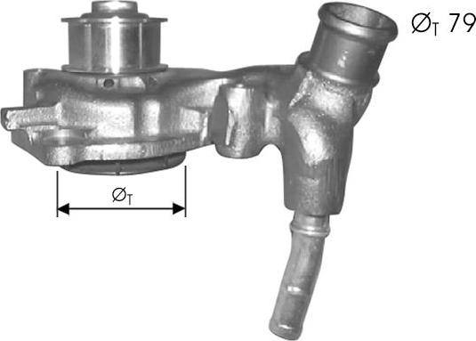 TECDRIVE TPAE0140 - Pompe à eau cwaw.fr