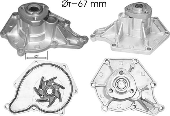 TECDRIVE TPAE0104 - Pompe à eau cwaw.fr