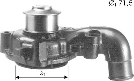 TECDRIVE TPAE0112 - Pompe à eau cwaw.fr