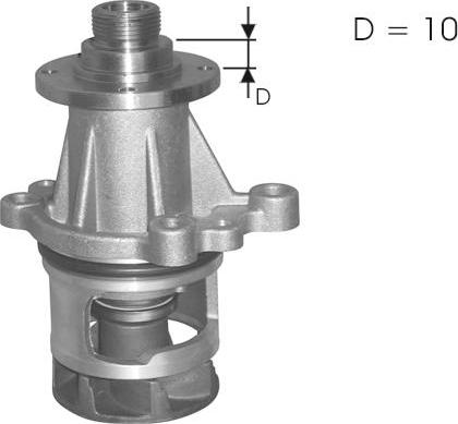 TECDRIVE TPAE0124 - Pompe à eau cwaw.fr