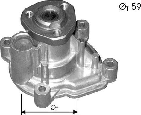 TECDRIVE TPAE0259 - Pompe à eau cwaw.fr