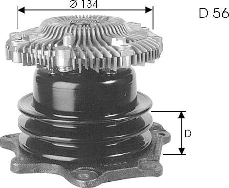 TECDRIVE TPAE0275 - Pompe à eau cwaw.fr