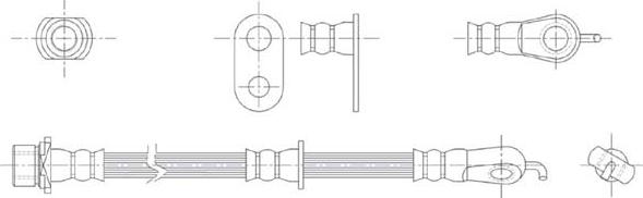 Technika 45385 - Flexible de frein cwaw.fr