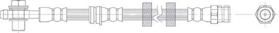 Technika 46435 - Flexible de frein cwaw.fr