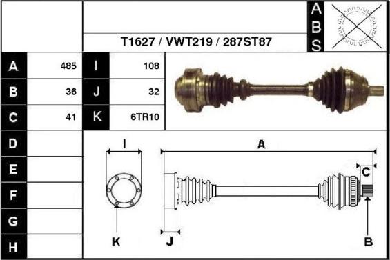 Technika 67287 - Arbre de transmission cwaw.fr