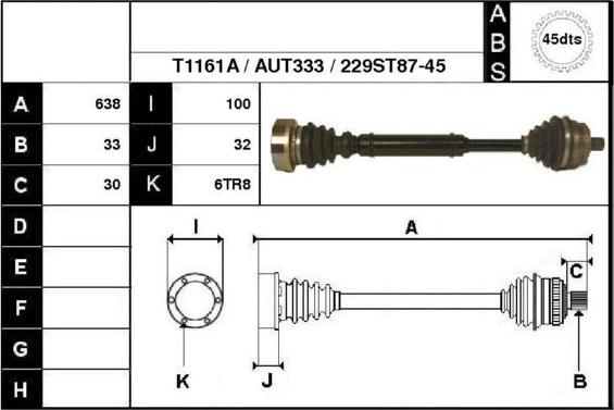 Technika 67229A - Arbre de transmission cwaw.fr