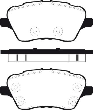 Technika 01910A - Kit de plaquettes de frein, frein à disque cwaw.fr