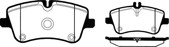 Technika 01415 - Kit de plaquettes de frein, frein à disque cwaw.fr