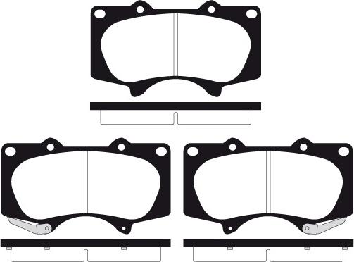 Technika 01597 - Kit de plaquettes de frein, frein à disque cwaw.fr