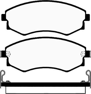 Technika 01581 - Kit de plaquettes de frein, frein à disque cwaw.fr