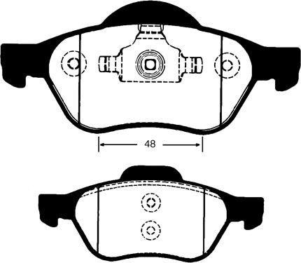 Technika 01690 - Kit de plaquettes de frein, frein à disque cwaw.fr