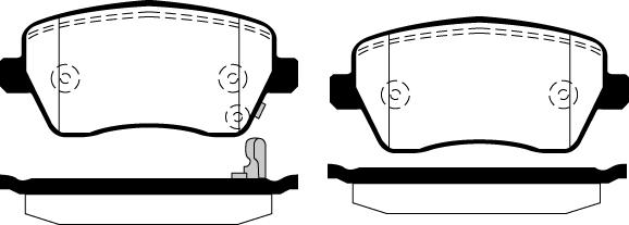 Valeo 670847 - Kit de plaquettes de frein, frein à disque cwaw.fr