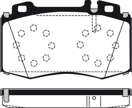 Technika 01603 - Kit de plaquettes de frein, frein à disque cwaw.fr