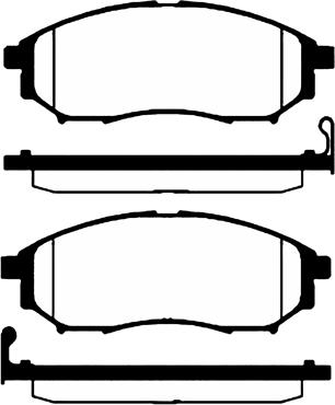 Technika 01678 - Kit de plaquettes de frein, frein à disque cwaw.fr