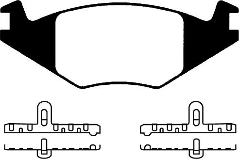 Technika 01043 - Kit de plaquettes de frein, frein à disque cwaw.fr