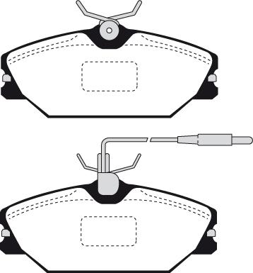 Technika 01005 - Kit de plaquettes de frein, frein à disque cwaw.fr