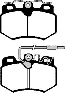 Valeo 597082 - Kit de plaquettes de frein, frein à disque cwaw.fr