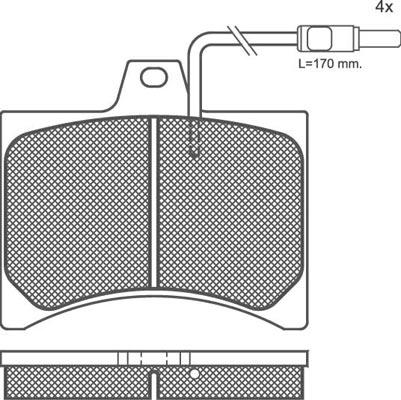 Technika 01083 - Kit de plaquettes de frein, frein à disque cwaw.fr