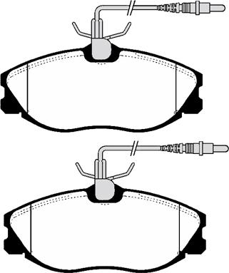 Technika 01026 - Kit de plaquettes de frein, frein à disque cwaw.fr