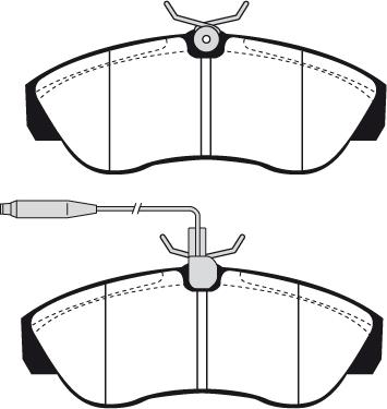 Technika 01077 - Kit de plaquettes de frein, frein à disque cwaw.fr