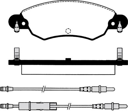 Technika 01193A - Kit de plaquettes de frein, frein à disque cwaw.fr