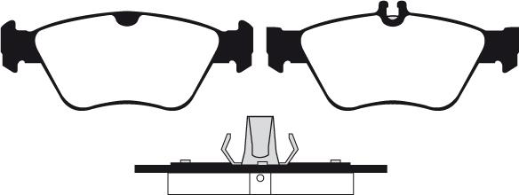 Technika 01144 - Kit de plaquettes de frein, frein à disque cwaw.fr