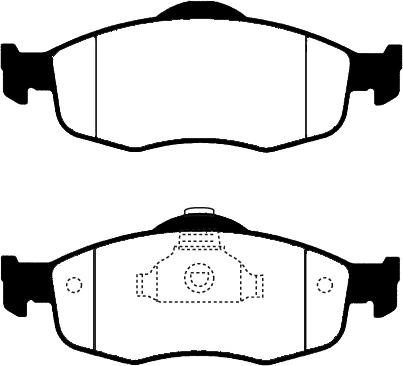 Technika 01151 - Kit de plaquettes de frein, frein à disque cwaw.fr